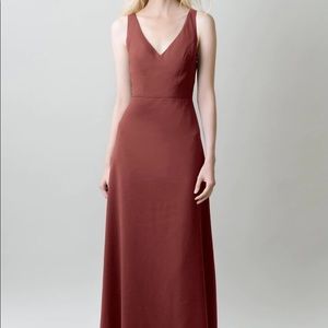 Jenny Yoo - Delaney bridesmaid dress. Cinnamon Rose. Size 4.